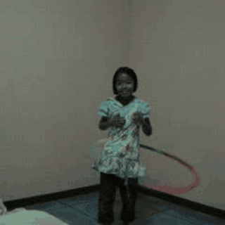 Familiar reaction example: I'm fine.. Creator-processed hula-hoop spin reaction gif from Hula hoop video – Kreem